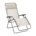 Lafuma fauteuil de relaxation pliable beige clair - rt2