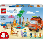 Lego� bluey - les vacances et le voyage en voiture de bluey, kit de construction pour jeunes enfants ...