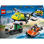 Lego� city - avion, camion d?assistance et a�roglisseur modulable - 60505