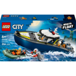 Lego® city - la course - poursuite en bateau de police, jouet avec bateau et canot qui flottent - 60456 ... Lego® city - la course - poursuite en bateau de police, jouet avec bateau et canot qui flottent - 60456 ...