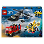 Lego® city hélicoptère, camion de pompiers et sous - marin modulable 60462 Lego® city hélicoptère, camion de pompiers et sous - marin modulable 60462