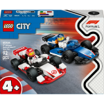 Lego� city voitures de course de f1� williams racing et haas f1� 60464