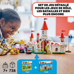 Combat vs roy au chateau de peach