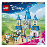 Lego ? disney princess 43275 le chteau de cendrillon et la calche - jeu de rle 6 ans