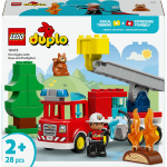 Lego duplo ma ville - le camion de pompiers - jouet �ducatif 2 ans 10473