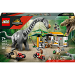 Lego� jurassic world - la poursuite du v�lociraptor et du titanosaure, jeu de dinosaures - 76973