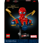 Lego� marvel - buste d?iron spider - man, set de construction � collectionner pour adultes - 76326