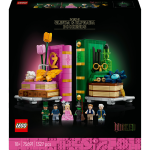 Lego wicked - book nook de glinda et elphaba - cadeau  poser sur une tagre - 75691