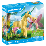 Licorne fleur de soleil avec f�e