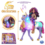 Licorne  fonctions 28cm wildstar + poupe 24cm unicorn academy