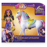 Licorne � fonctions 28cm wildstar + poup�e 24cm unicorn academy