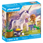 Licorne lavande porte - bonheur avec f�e