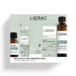 Lierac coffret stop - boutons 15ml + peeling anti - imperfections 100ml Lierac coffret stop - boutons 15ml + peeling anti - imperfections 100ml