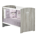 Lit b�b� 60 x 120 - smile ch�ne silex