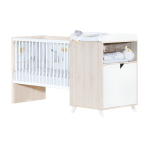 Lit b�b� combin� �volutif 120x60 en 90x190 - scandi naturel