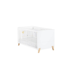Lit b�b� �volutif 140x70 avec pieds bois - little big bed joy naturel