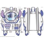 Loungefly disney stitch astronaut mini sac � dos