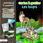 Les loups - cartes � gratter (pochette)