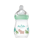 Luc et la biberon ergosense anti - colique plastique 150ml dbit lent 0 mois et +