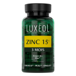 Lux�ol zinc 15 - 90 g�lules - programme de 3 mois
