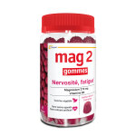 Mag2 gommes framboise nervosit, fatigue - 45 gommes