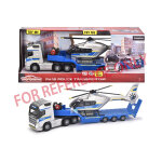 Majo gs camion volvo + helico police 35 cm