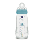 Mam biberon easy active dcor - 330ml - ocan - ttine dbit x