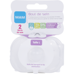 Mam bout de sein taille l - silicone - bte st�rilisation x2