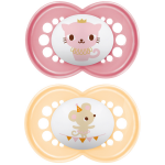 Mam sucette original animaux - 18 + mois - silicone - x2 - coloris aléatoire Mam sucette original animaux - 18 + mois - silicone - x2 - coloris aléatoire