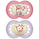 Mam sucette original nuit - 6 + mois - silicone - x2 - coloris al�atoire