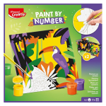 Maped creativ - peinture au numero jungle perroquet et papillon Maped creativ - peinture au numero jungle perroquet et papillon