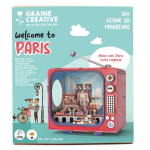 Maquette 3d bois tv paris