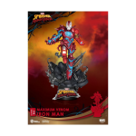 Marvel comics - diorama d - stage maximum venom iron man 16 cm