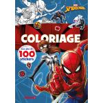 Marvel spider - man - coloriage avec plus de 100 stickers (spider - man et spider - girl) (jeunesse)