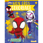 Marvel spidey et ses amis extraordinaires - mon gros coloriage + stickers ! (team spidey) (broch�)