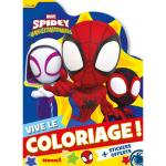 Marvel spidey et ses amis extraordinaires - vive le coloriage ! (team spidey fond jaune) (broch�)