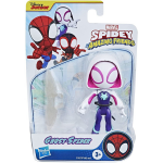 Marvel spidey and his amazing friends, figurine de h�ros ghost - spider de 10 cm, 1 accessoire, pour ...