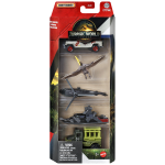 Matchbox - coffret de 5��l�ments jurassic world - v�hicules et dinosaure