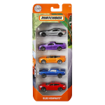 Matchbox - pack de 5 v�hicules (mod�le al�atoire) - petites voitures - 3 ans et +