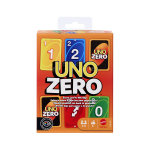 Mattel games - uno zero - jeu de cartes avec carnet de scores