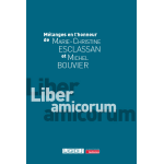 M�langes en l'honneur de marie - christine esclassan et michel bouvier (broch�)