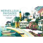 Merveilleux paysages - coloriages anti - stress - 36 cartes postales pr�d�coup�es (broch�)