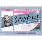 Mini frigobloc hebdomadaire 2025 chats rigolos (de sept. 2024 � d�c. 2025) (broch�)