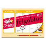 Mini frigobloc hebdomadaire 2027 chefclub (de sept. 2026 � d�c. 2027) (broch�)