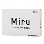 Miru 1 month toric, boites de 6 lentilles