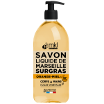 Mkl green nature savon liquide de marseille surgras 1l orange & miel