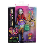 Monster high - jinafire long - poup�e avec chien et 7�accessoires