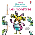 Les monstres - ma premi�re peinture magique - d�s 3 ans (broch�)