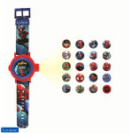 Montre digitale avec projection spiderman
