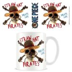 Mug c�ramique one piece : embl�me pirate chapeau de paille [bo�te cadeau] (315ml)